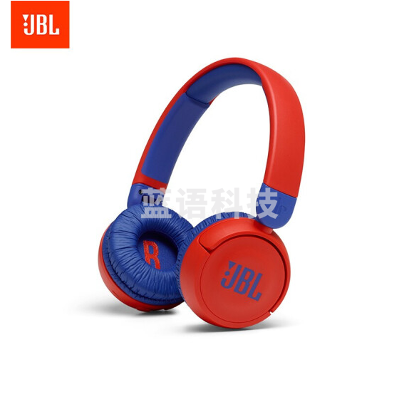 JBL JR310BT头戴式无线蓝牙儿童耳机 在线网课学生学习耳机 隔离噪音苹果小米华为手机通用红色