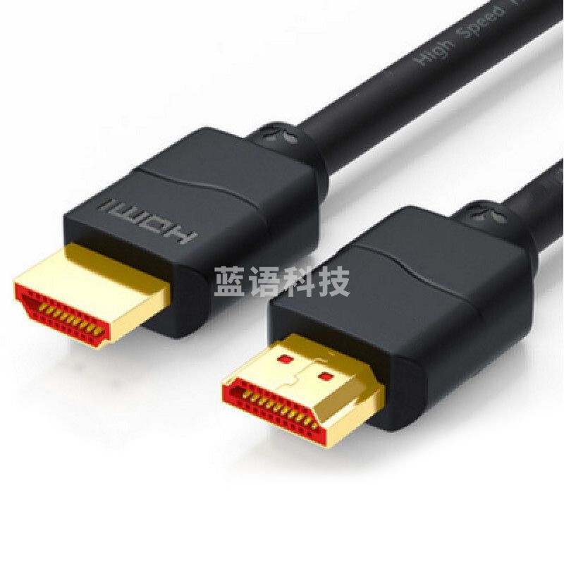 山泽(SAMZHE)400AM6 HDMI简装版细线数字高清线3D视频连接软线40米 黑色