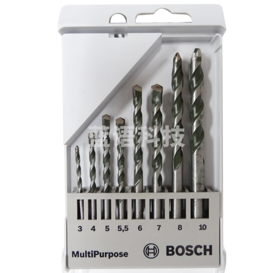 博世（BOSCH）多功能钻头套装（ 8支装）木材/金属/石材/瓷砖