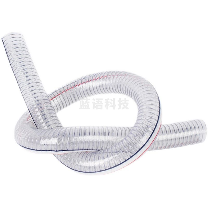 pvc钢丝软管 透明塑料管 25mm加厚油管 内径20mm