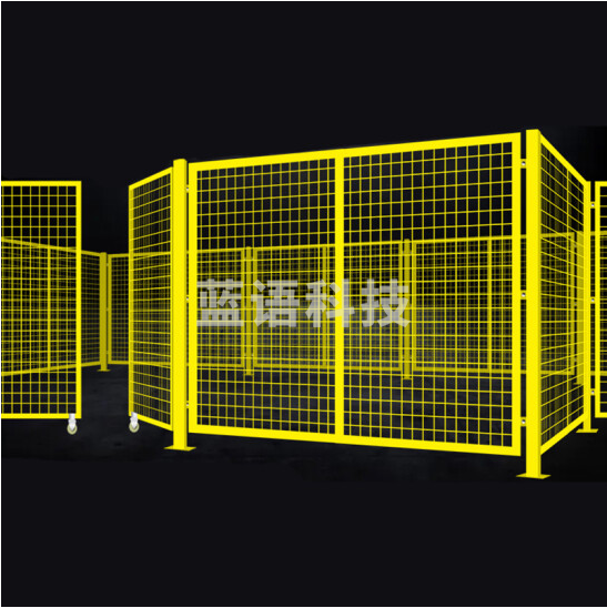 隔离防护网门（含轮）  2*4米 带立柱带轮