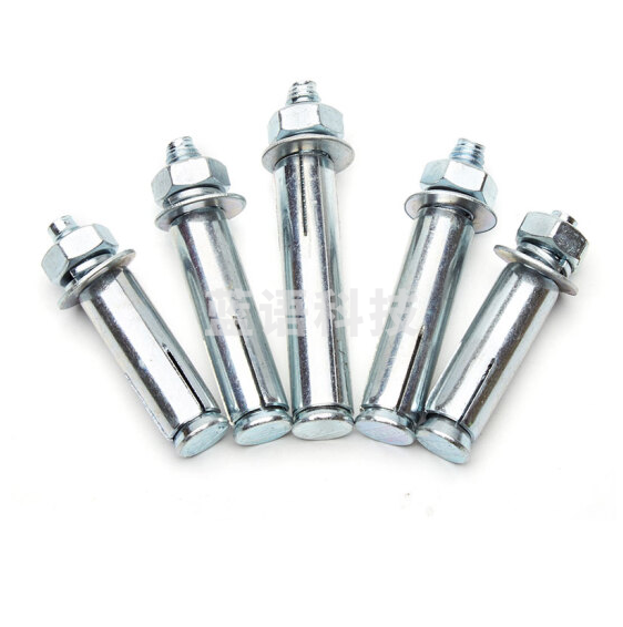 铁膨胀螺丝 镀锌膨胀螺栓 金属胀栓 拉爆螺丝 8分  8*80