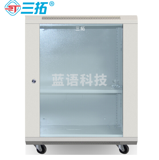 三拓  T3.6612 机柜小型网络12U弱电监控音响落地壁挂交换机小机柜0.7米墙柜