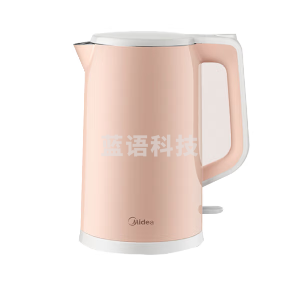 美的（Midea）1.7L电水壶电热水壶防溢水壶无缝内胆双层 快速沸腾SH17X1-313