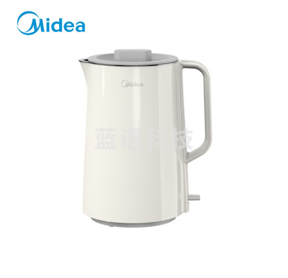 美的（Midea）电水壶 不锈钢开水壶 热水壶 1.5L SH15NSWG01