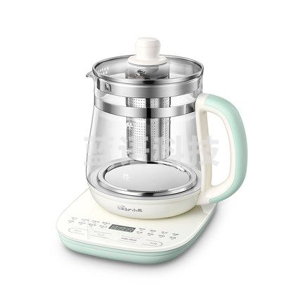 小熊  养生壶家用多功能  煮花茶壶 煮茶器 烧水壶 1.5L多功能恒温水壶  货号：JC