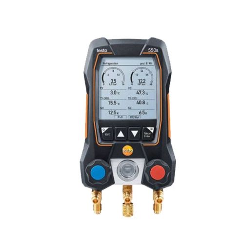 德图（testo）550S 数字空调压力加氟表智能电子冷媒表雪种压力表阀 基础套装