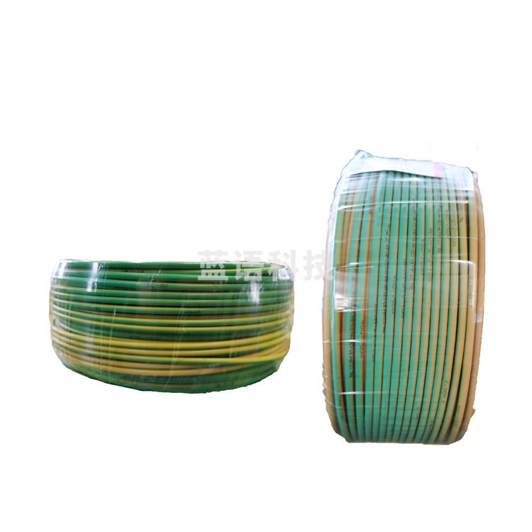 津达 WDZ-BYJ-双色50平方 100/盘 电缆  低烟无卤塑铜线