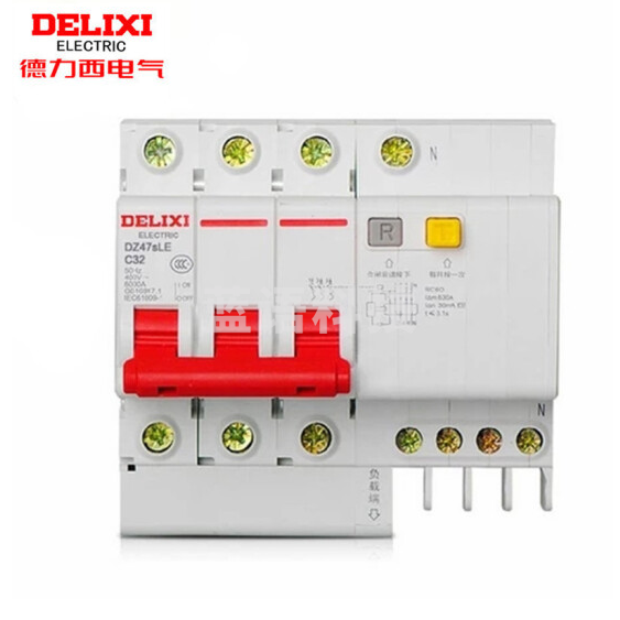 德力西 DZ47SLE-3P  C型 32A  (拼装) 漏电保护断路器