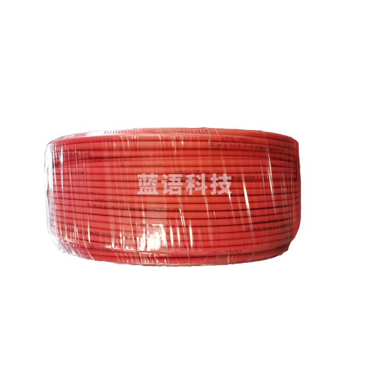 津达 WDZB-BYJ-红色25平方 100/盘 电缆  低烟无卤塑铜线