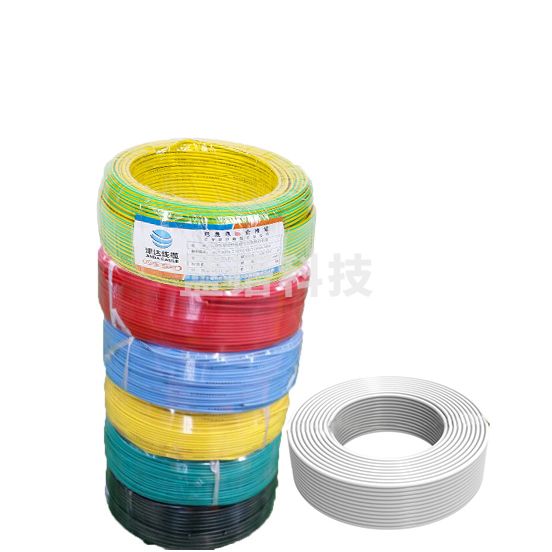 津达电缆 WDZN-BYJ-黑色50平方 低烟无卤耐火塑铜线 100米/盘