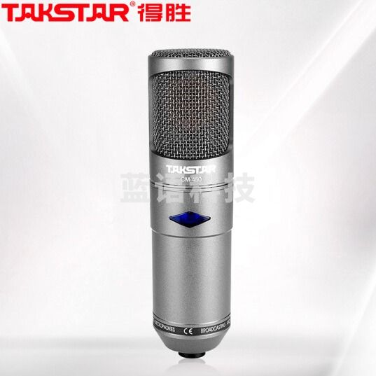得胜(TAKSTAR) CM-450-L 旁述式录音麦克风 灰色