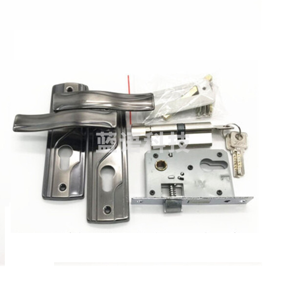 卧室门锁 标准锁体 家用防盗门把手 锁具配件