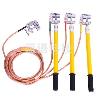 巨联（JULIAN）10KV高压绝缘操作棒接地线接地棒室内配软铜线工具  室内接地棒（仅接地棒）