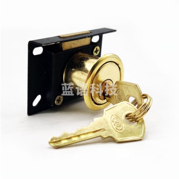 抽屉锁  铜抽屉锁 303[三环]22MM