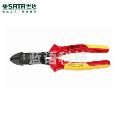 世达（SATA）G系列VDE重型绝缘耐压斜嘴钳8