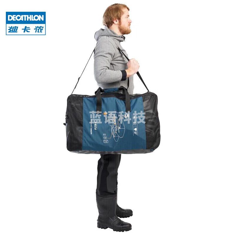 迪卡侬 单人路亚船水上钓鱼船路亚船筏钓折叠船橡皮艇充气船cap脚蹼（适合40-48码鞋）-2466851