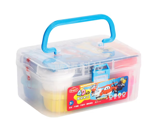 晨光超级飞侠4D超轻粘土收纳盒12色JKE03980