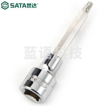世达（SATA）25101 12.5MM系列100MM长花形旋具套筒T20