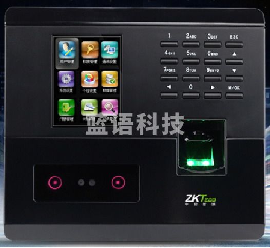 中控 S202PLUS  2.8英寸 168mm*30mm*151.5mm  人脸识别考勤机 打卡机