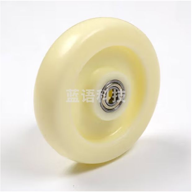 白色尼龙单轮3寸