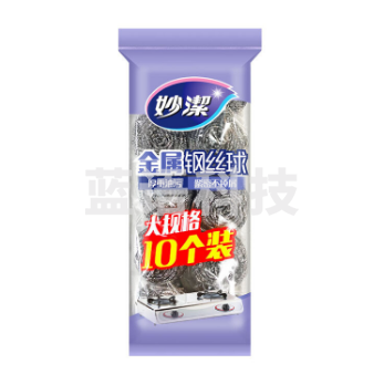 妙洁 钢丝球十个装 特惠不掉屑