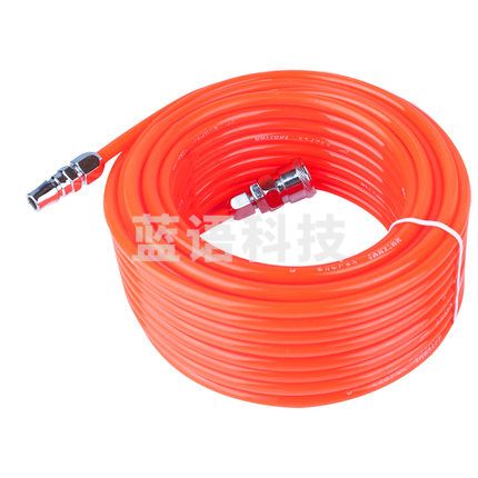 明达（MINGDA）橙色5＊8＊15M（配接头） 风管气管气动软管空压机软管