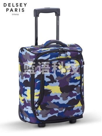 DELSEY戴乐世儿童行李箱拉杆箱16英寸登机箱拉杆包旅行箱男女 蓝色 700