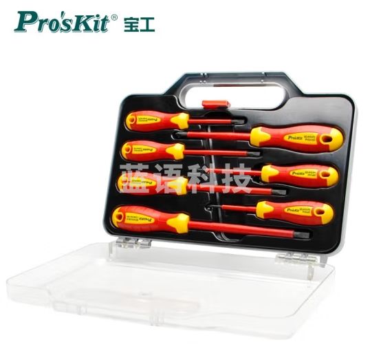 宝工（Pro'sKit）SD-8012 1000V绝缘起子组绝缘螺丝刀（7件）