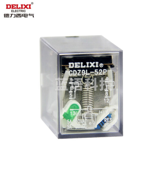 德力西  中间继电器 5A 240VAC   HH52P   货号：JC
