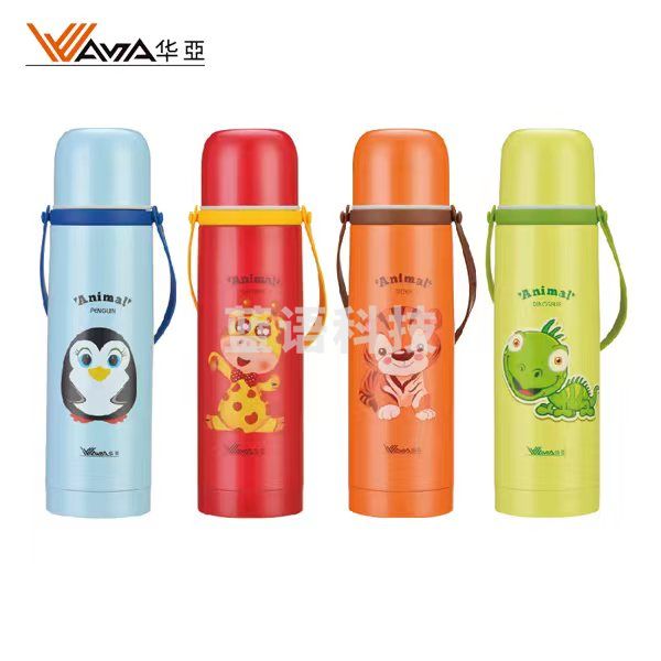 华亚 儿童保温杯 卡通款  颜色随机  500ml