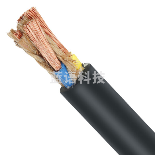 津达  5芯6平方  黑色橡套线  约95米/盘  货号：JC