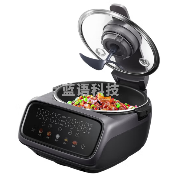 美的PY18-X2 自动炒菜机器人 多功能电炒锅 精控火候不粘锅 烹饪无油烟