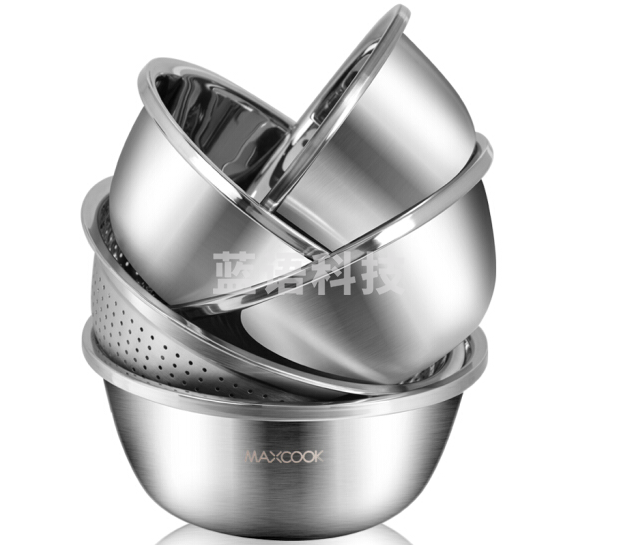 美厨 不锈钢盆筛五件套