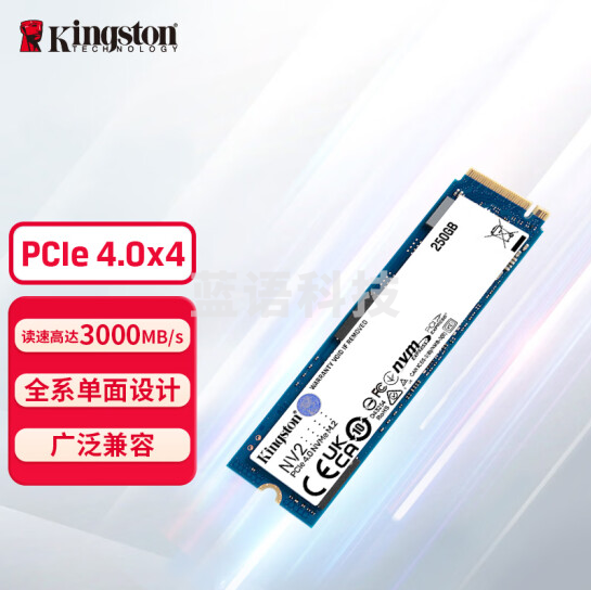 金士顿  1TB SSD固态硬盘 M.2接口 NV3系列 SNV3S/1000G