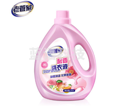 老管家馨香洗衣液2kg持久留香手洗机洗深层清洁