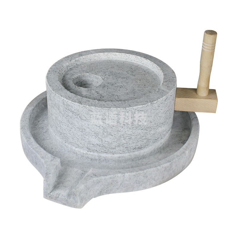 小石磨 磨盘石磨手工石磨家用迷你豆浆机20*30