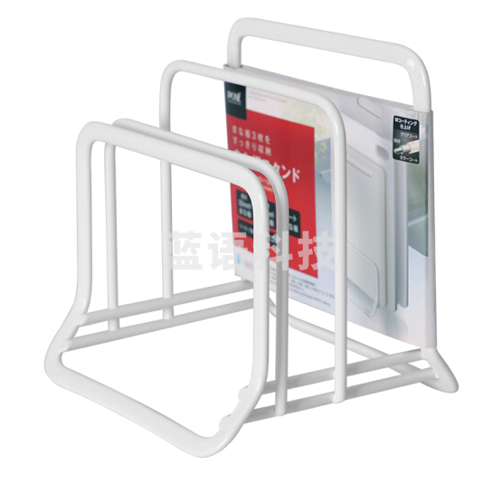 砧板座 锅盖座 铁质防滑菜板座 置物座 白色镀层