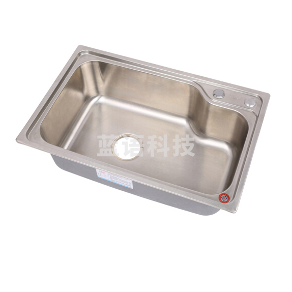 不锈钢大单槽厨房洗菜盆  尺寸约58*43*21cm  货号：JC