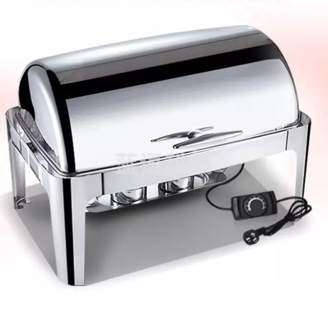 布菲炉 9L 电加热 餐厅 食堂 自助餐炉方形 酒店保温炉 早餐炉 翻盖（有货期）