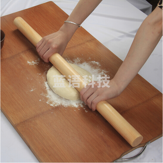 擀面杖大号 家用饺子皮压面棒 长100cm