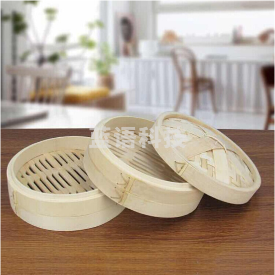 5寸竹笼屉  小笼包加深竹制蒸笼