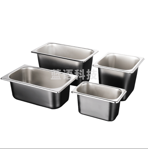 不锈钢方盆  分菜盆 分菜槽 32*26*15cm