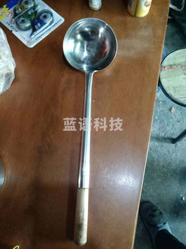 巨联（JULIAN）木头柄炒菜铲子  厨师炒菜铲子  锅铲 炒菜铲勺  全长约50m