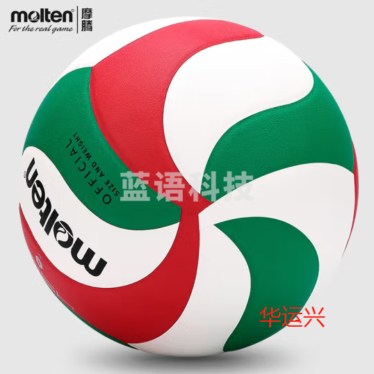 摩腾(molten)排球5号学生中考可用PU材质V5M4500