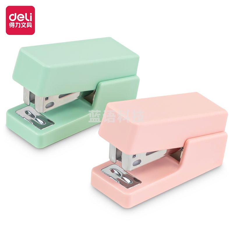 得力(deli) 0283 12页迷你订书机 混色