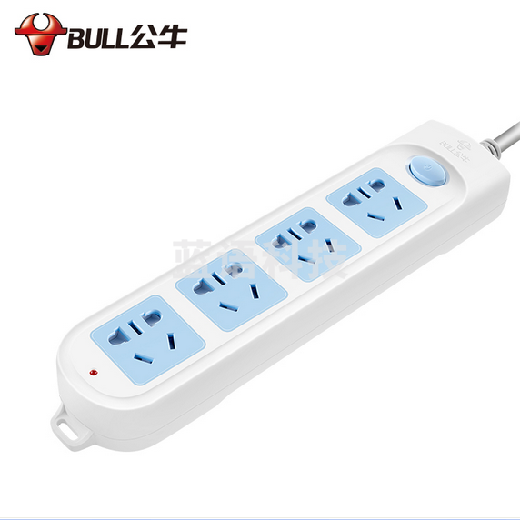 公牛(BULL)GN-601 /1.8米导线多位插座/10A250V