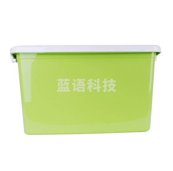整理箱 收纳箱  绿色  尺寸：52*37*31