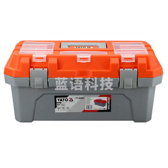 易尔拓   YT-88881塑料工具箱车载 手提式五金工具收纳箱  货号：TX