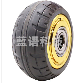 8寸橡胶轮  直径约200mm   货号：ZF